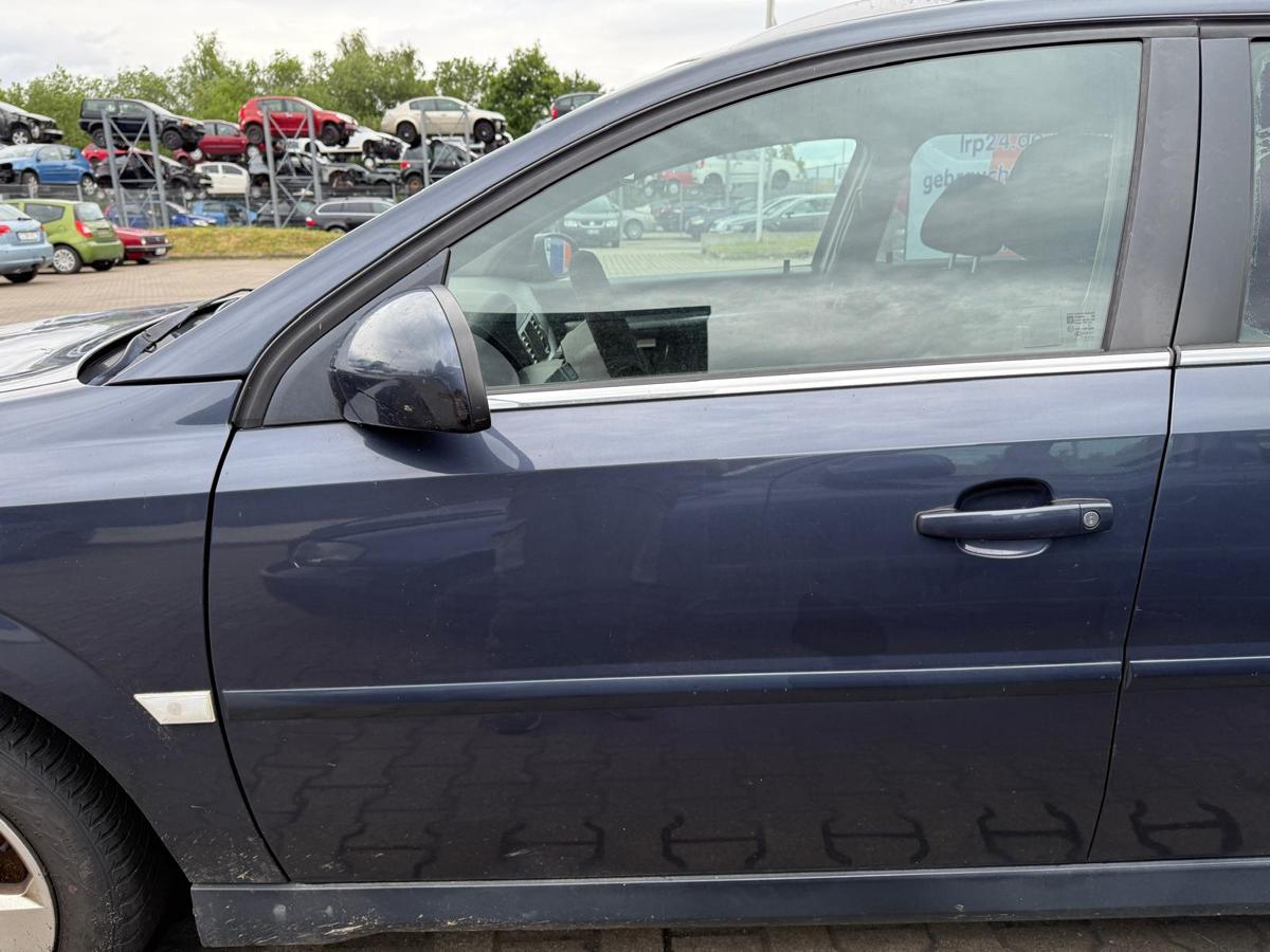 Opel Vectra C original Tür vorn links Z168 Metroblau Perl Rohbau BJ06